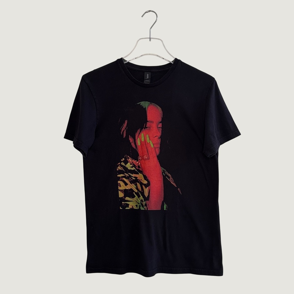 Billie Eilish "Stay Home" 2020 Tour Merch T-Shirt Music Pop Culture